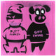 Puttfarken & Giftzwerg DHL Street Art Sticker Unikat