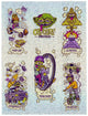 Creature Skateboard Sticker Sheet