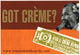 Creme Skateboard Sticker