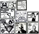 Obey Posse Tribute Street Art Sticker Pack