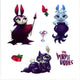 The Purple Baddies Street Art Sticker Sheet