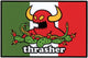 Thrasher & Toy Machine Skateboard Sticker