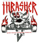 Thrasher & Toy Machine Skateboard Sticker