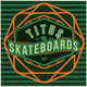 Titus Skateboard Sticker