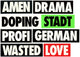 Wasted German Youth Lifestyle Sticker Set