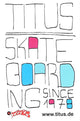 Titus Skateboard Sticker